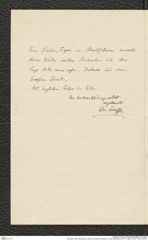 Nachlass Franz Steindachner, Brief von Eduard Graeffe an Franz Steindachner (05.10.1900), Inv.Nr. 173.26, Seite 2